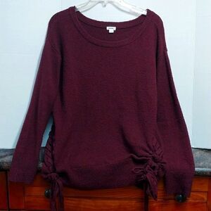 Garage Drawstring Sided Sweater...Size  S/P